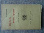 Hoornaert, Abbé Hector - D'APRÈS LES MAÎTRES ESPAGNOLS Étude et sonnets