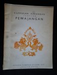  - Kumpulan Karangan Tentang Pewajangan: comprising of four contributions