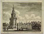 J. Bulthuis, K.F. Bendorp - Antieke prent Noord-Holland: De Jan Rooden-Poorts Toren te Amsterdam.