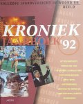 Carin Bouwmeester,  ed. - Kroniek '92