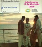 HAL - Brochure Holland-America Line 10-day West Indies Cruises 1973