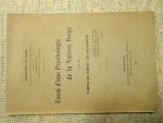 Picard, Edmond - ESSAI D'UNE PSYCHOLOGIE DE LA NATION BELGE suivi de L'idée du droit en Belgique