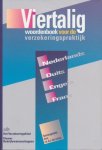 A.J. de Jonge - Viertalig woordenboek voor de verzekeringspraktijk n-e-d-f