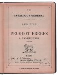 n.n - (BEDRIJF CATALOGUS - TRADE CATALOGUE) Catalogue General No 14 - Peugeot Freres A Valentigney n.n - (BEDRIJF CATALOGUS - TRADE CATALOGUE) Catalogue General No 14 - Peugeot Freres A Valentigney