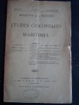 - Bulletin de la Societe des Etudes Coloniales et Maritimes