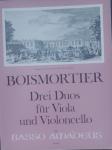 Boismortier - Drei Duos fur Viola und Violoncello