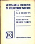 Rombouts, Fr. S. - Verstandig studeren en vruchtbaar werken 2