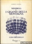 Alonge, Roberto - Missiroli: I giganti della montagna di Luigi Pirandello