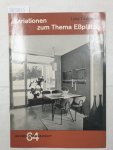 Tiedemann, Lotte: - Variationen zum Thema Eßplätze (= Bauwelt Sonderheft 64) Tiedemann, Lotte: - Variationen zum Thema Eßplätze (= Bauwelt Sonderheft 64)