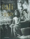 Paul de Bont - Bali in the 1930's photographs and sculptures by Arthur Fleischmann