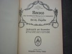 Div. Componisten - ROCOCO - Eine sammlung von Gesängen des 18. Jahrhunderts; Liedersammlung mit Klavierbegleitung; (bearbeitet und herausgegeben von Bernhard Engelke) Div. Componisten - ROCOCO - Eine sammlung von Gesängen des 18. Jahrhunderts; Liedersammlung mit Klavierbegleitung; (bearbeitet und herausgegeben von Bernhard Engelke)