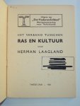 Laagland, Herman - Het verband tusschen ras en kultuur