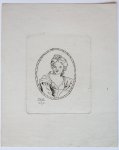 Woensel, Petronella van (1785-1839) after Undentified master - Bust portrait of a woman in an oval (Tekening van vrouw).