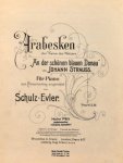 Schulz-Evler: - Arabesken über Themen des Walzers "An der schönen blauen Donau" von Johann Strauss. Für Piano zum Concertvortrag eingerichtet von Schulz-Evler