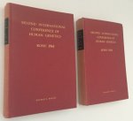 Brockington, F., o.a., ed. - Luigi Gedda, chairman, - Second International Conference of Human Genetics. Rome 1961. French-German/ Italian-English. [2 vols.]