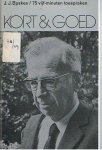 Buskes, J.J. - Kort & Goed. 75 vijf-minuten-toespraken