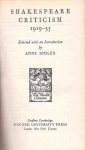 Ridler, Anne - Shakespeare criticism. 1919-35