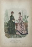  - La mode illustrée Originele litho Toilettes de Mme Bréant-Castel