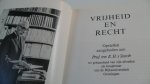 Alkema/ Bakels Crasborn e.a. - Vrijheid en recht     - Opstellen aangeboden aan prof. mr. E.H. s'Jacob -