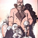 Piet van der Hem - Spotprent over Duitse politiek tijdens Eerste Wereldoorlog