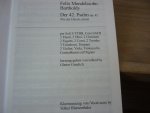 Mendelssohn-Bartholdy, Felix; (1809-1847) - Der 42. Psalm; Op. 42; Wie der Hirsch schriet; per Soli S. TTBB, Coro SATB (Herausgegeben von Gunter Graulich)