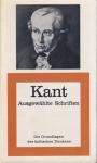 Kant, Immanuel - Ausgewählte Schriften