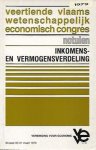 COLL. - Inkomens- en vermogensverdeling. Notulen van het 14de Vlaams wetenschappelijk economisch congres