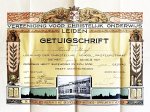 GETUIGSCHRIFT - Getuigschrift aan Karel Vijlbrief.