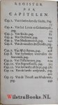 Ridderus, Franciscus - Historisch sterf-huys, (Troost voor Siecken) ofte T'samenspraeck uyt heylige, kerckelijcke en wereldtsche historien, over allerley voorval ontrent siecke en stervende / Franciscus Ridderus