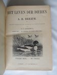Brehm, A.E. (voor Nederland bewerkt door S.P. Huizinga) - Het leven der dieren - Deel 1: De zoogdieren. - Deel 2: De vogels. - Deel 3: Kruipende dieren - visschen - insecten - lagere dieren.