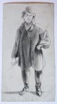 Woensel, Petronella van (1785-1839) - Standing man.(Tekening van staande man).