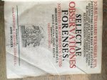 LAW / RECHT - WERNHER, Joh. Balthasar (1675-1745), - Selectae observationes forenses, novissimis Dicasteriorum Vitembergensium praejudiciis confirmatae.