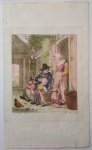 MARE, PIETER DE (1757-1796), - Family outside their house
