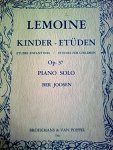 joosen, ber - lemoine, kinder-etüden