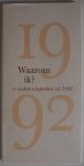 Lier, Frans van; Illustrator : Collignon, Jos - Waarom ik? en andere uitspraken uit 1992