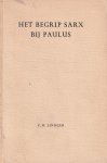 Lindijer, C.H. - Het begrip sarx bij Paulus