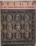 Lyr de heer, kunstadviseur - België en het Groot Hertogdom Luxemburg Reisboekje voor toeristen 1939