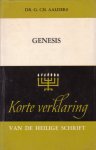 Aalders, Dr. G.Ch. - Korte Verklaring der Heilige Schrift. Genesis. Deel 3 (Hs 31-50)