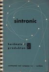 Continental tool company - Sintronic hardmetaal produkten