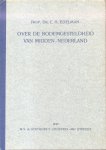 Edelman, Dr. C.H. - Over de bodemgesteldheid van Midden-Nederland