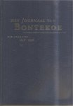 Verhoeven, Garrelt - Journael ofte gedenckwaerdige beschrijvinghe vande Oost-Indische reyse van Willem Ysbrantsz. Bontekoe van Hoorn / druk 1