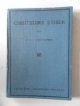 Katwijk, D.J. van - Christelijke ethiek