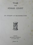  - Time and Adams Court. An attempt at reconstruction