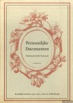 Buur, Dorothée (samengesteld door) - Persoonlijke documenten. Nederlands-Indië/Indonesië. Keuze bibliografie