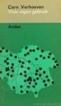 VERHOEVEN, C. - Voor eigen gebruik.