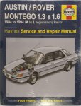  - Austin Montego 1.3 and 1.6 Service and Repair Manual