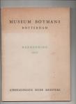  - Museum Boymans Rotterdam, Heropening 1945, Afbeeldingen oude meesters