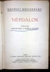 Bartók, Béla und Zoltán Kodály: - Erdélyi magyarság. Népdalok. Közzé teszik Bartók Béla és Kodály Zoltán