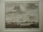 Brouwershaven. - De stad Brouwershaven van den Dyk te zien.
