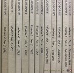 Regine Eckardt, Dilip Ninan, etc. (eds.). - Linguistics and Philosophy. [ A journal of natural language syntax, semantics, logic, pragmatics and processing ] No. 1, 1977 till no. 83, 1995 [ complete run till 1995, 18 volumes in 83 fascicules ].